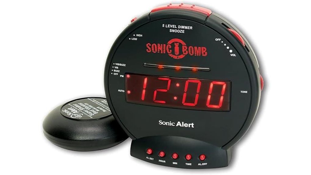 dual sonic alarm shaker