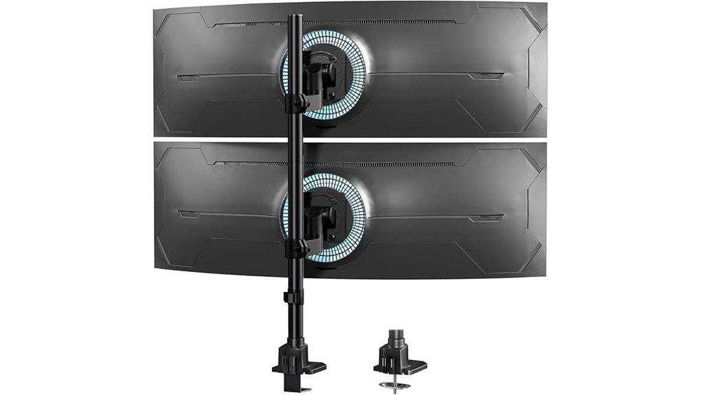 dual ultrawide vertical stack
