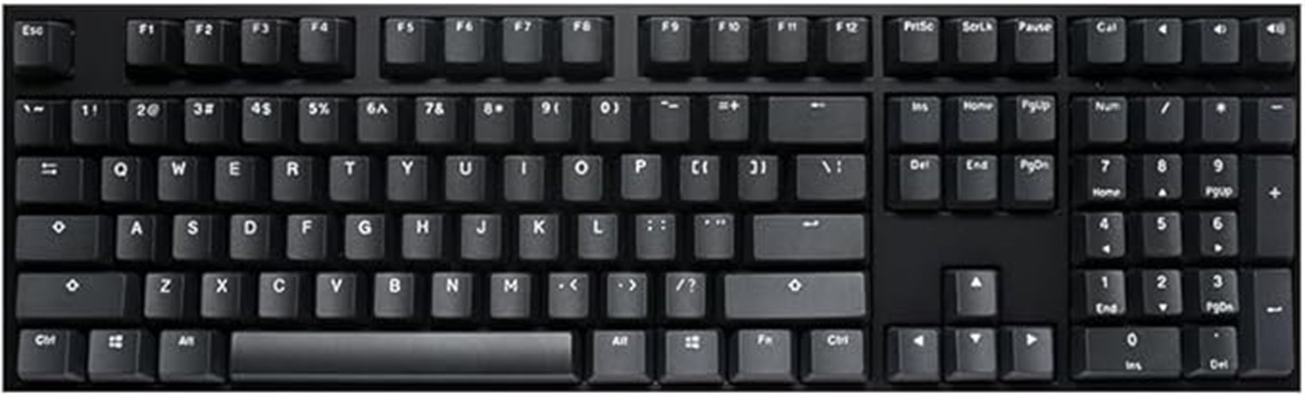 ducky origin black pbt keyboard