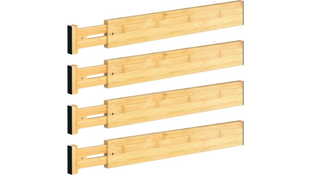 ducoo adjustable bamboo dividers