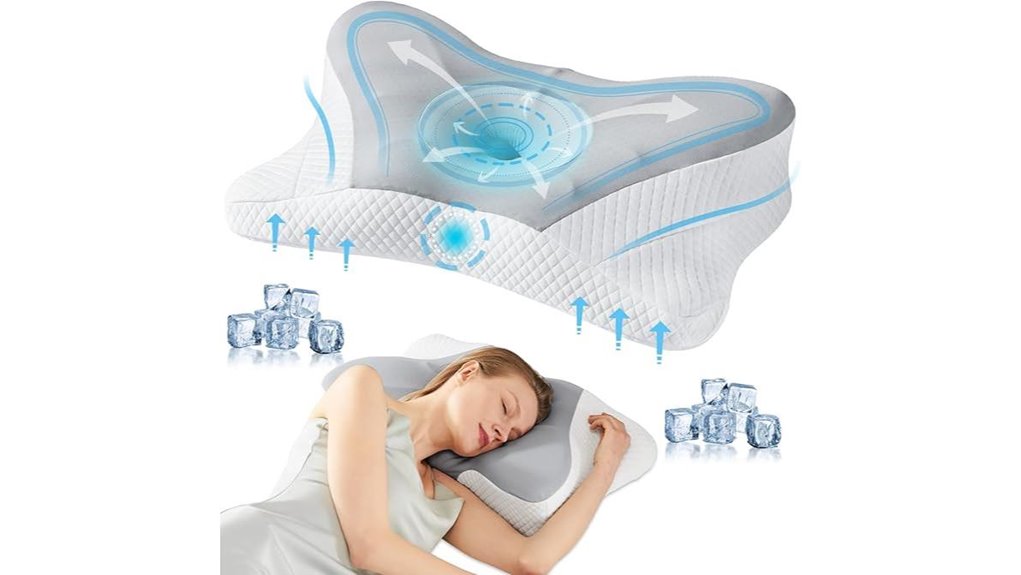 dumos cooling cervical memory pillow