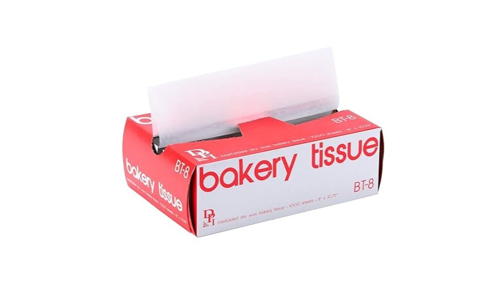 durable interfolded wax tissue