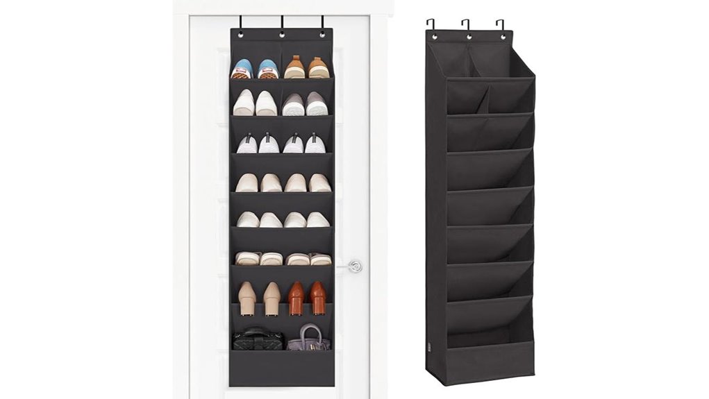 durable over door shoe organizer