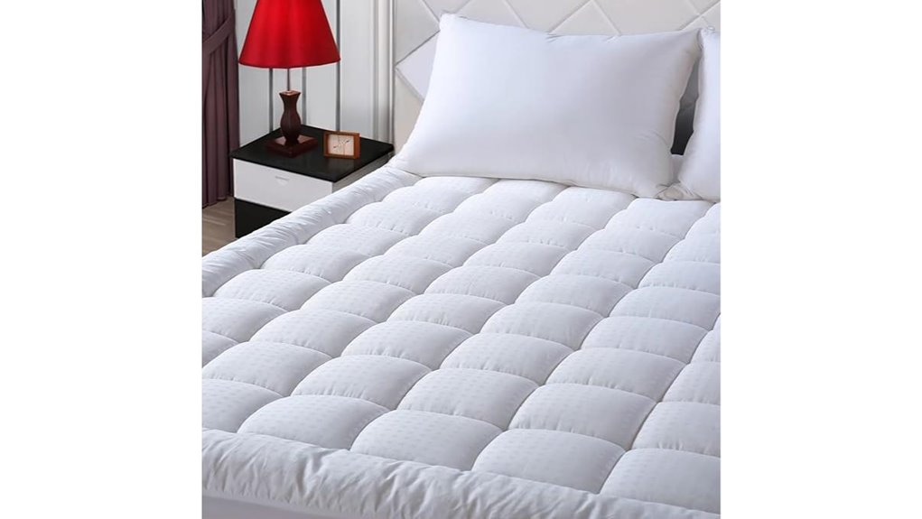 easeland pillow top full size protector
