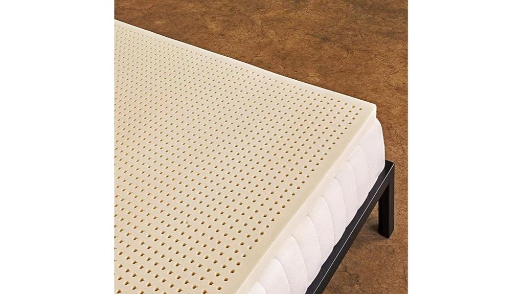 eco friendly 2 inch latex topper