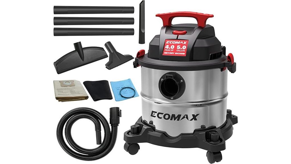 ecomax 5 gallon 4hp dual