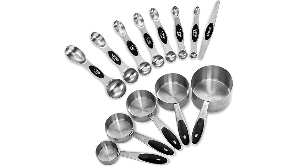 edelin 5 cup 7 spoon set