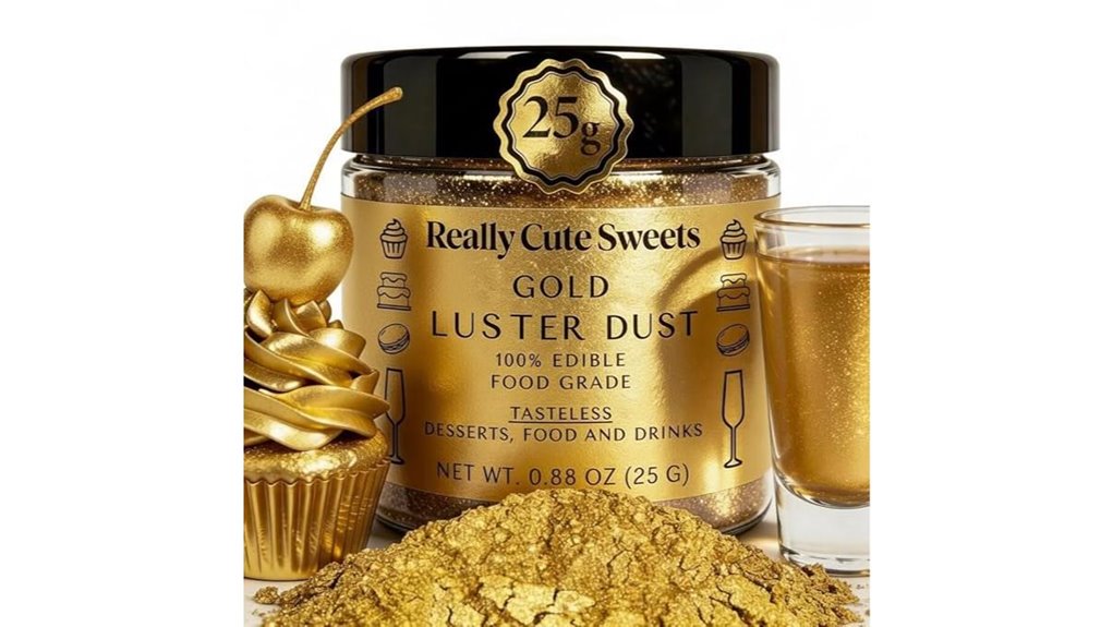 edible gold luster dust