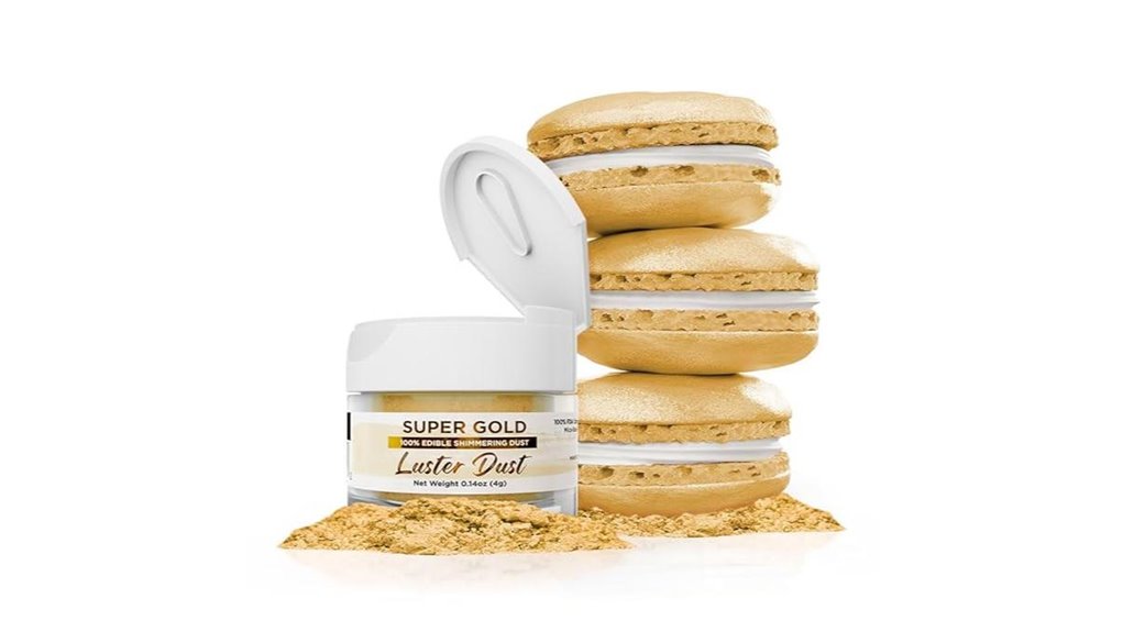 edible vegan gold luster