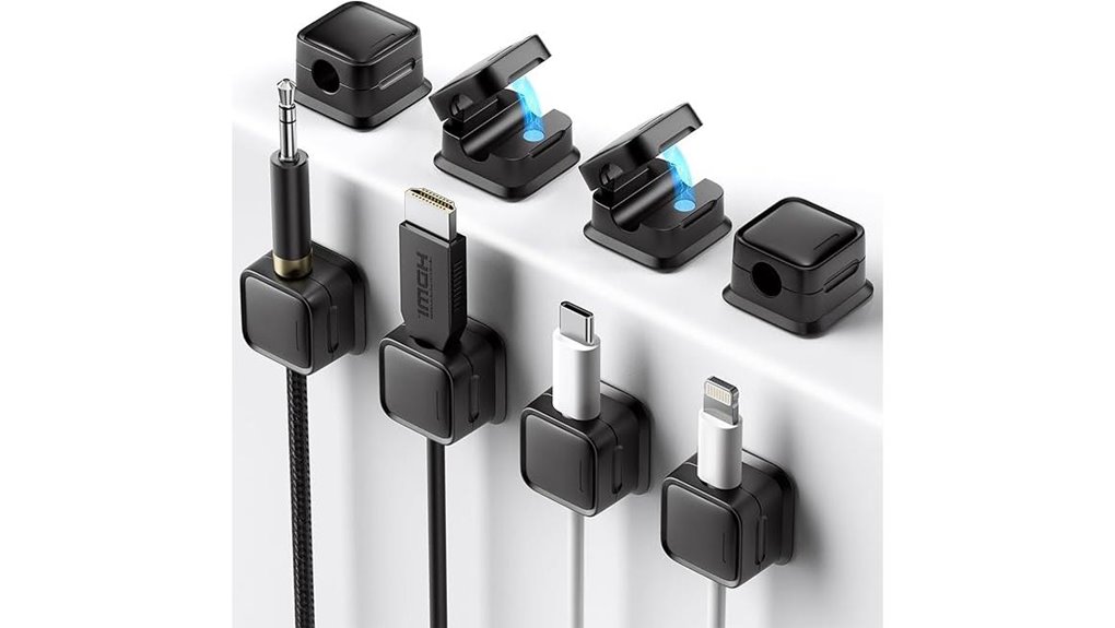 eight magnetic cord holders
