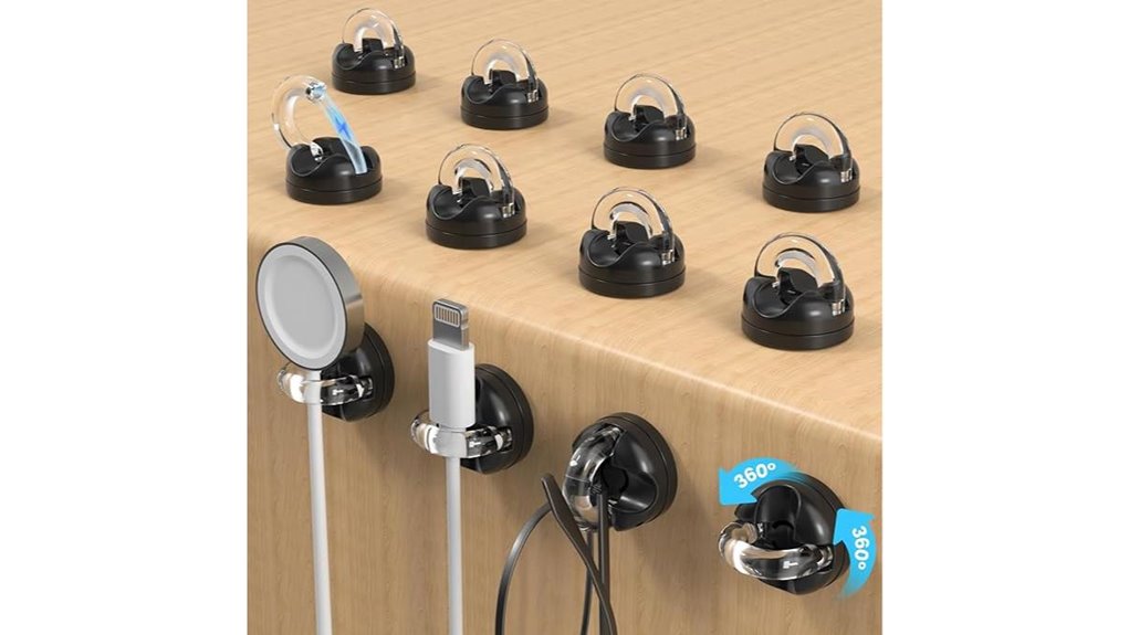 eight pack magnetic swivel clips