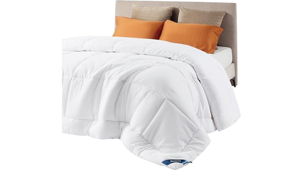 eight tabs queen comforter
