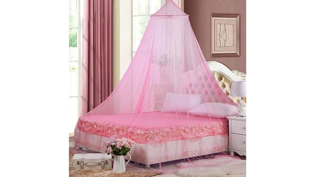 eimilaly pink mosquito canopy