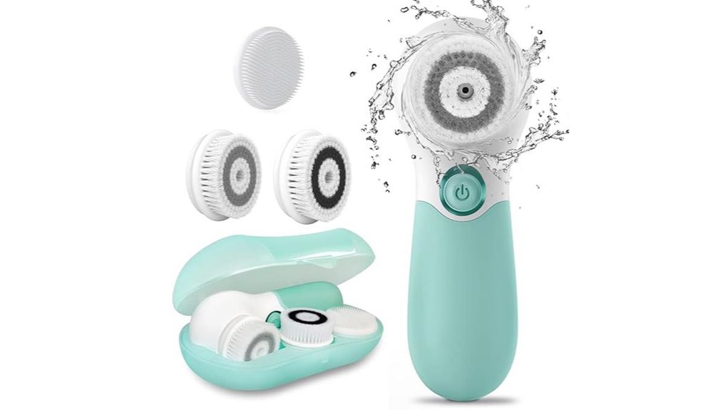 electric 3 head dual speed brush