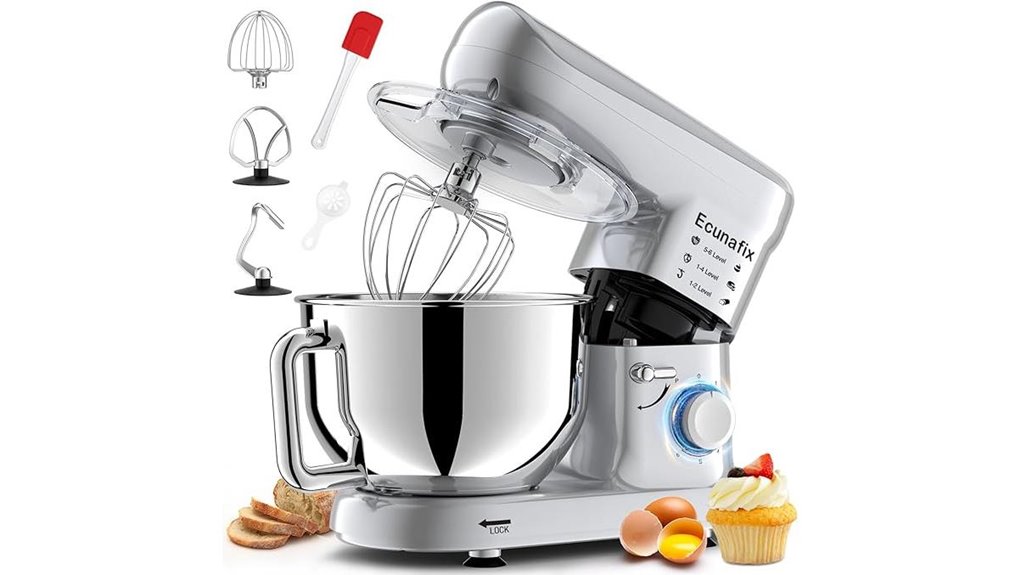 electric 6 5qt tilt head mixer