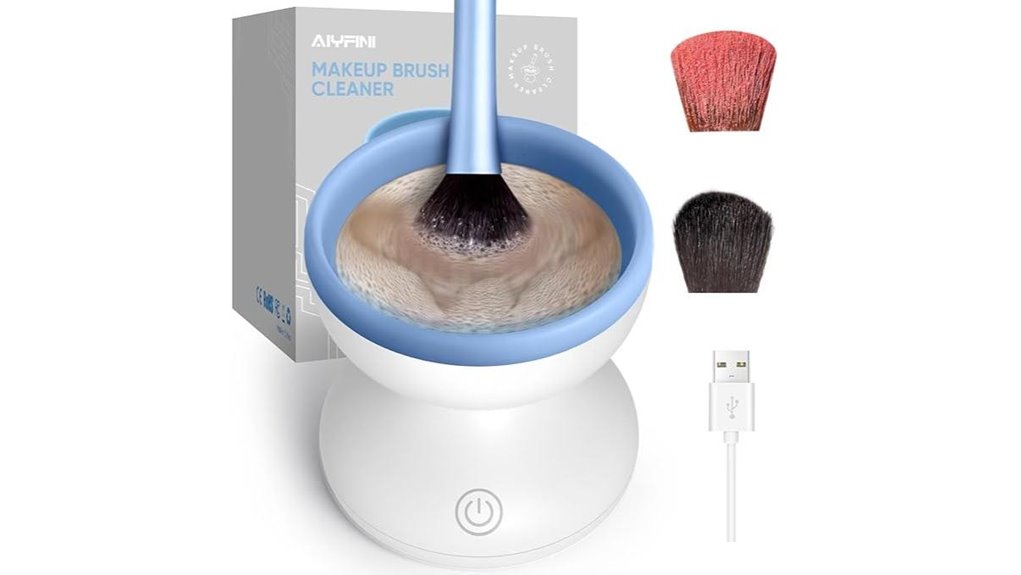 electric makeup brush cleaner