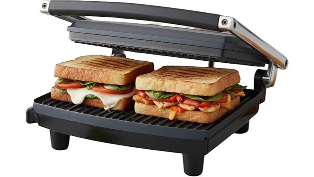 electric panini grill tray