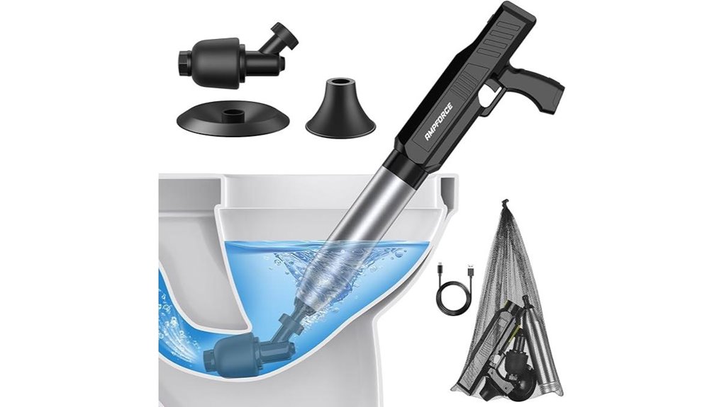 electric toilet plunger high pressure