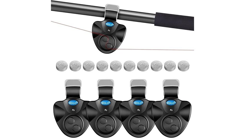 electronic fishing bite alarm set