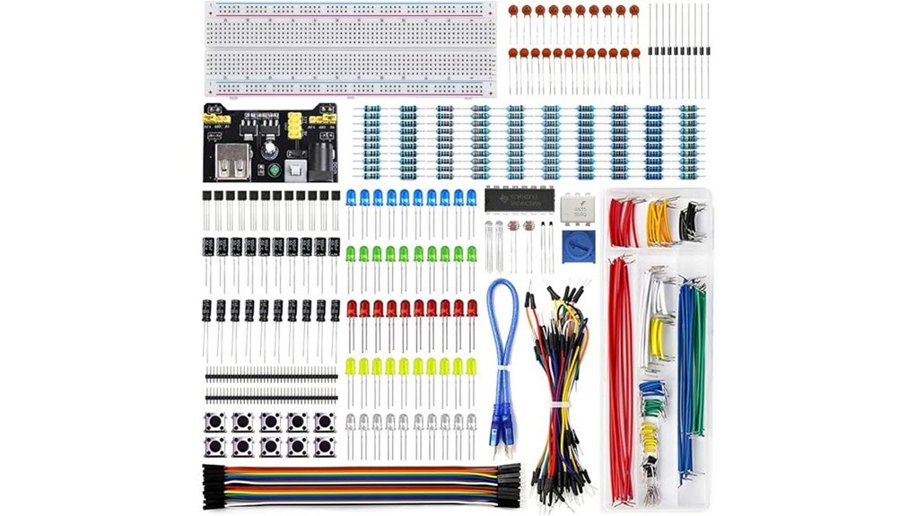 electronics starter kit with power