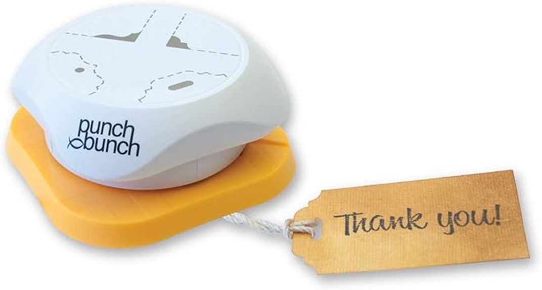 elegant anysize tag punch