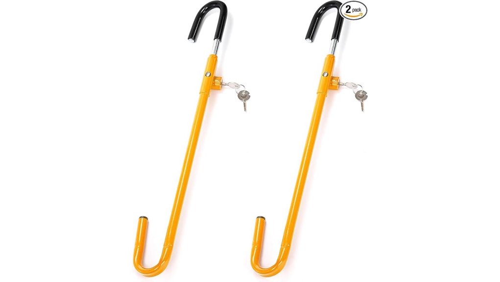 elsjoy steering wheel lock set