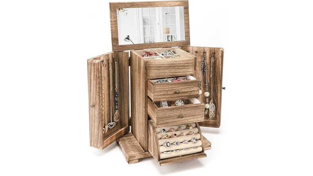 emfogo rustic jewelry box
