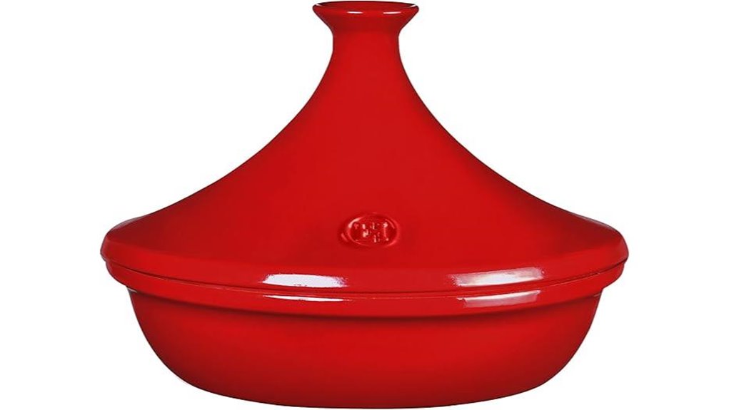 emile henry burgundy tagine