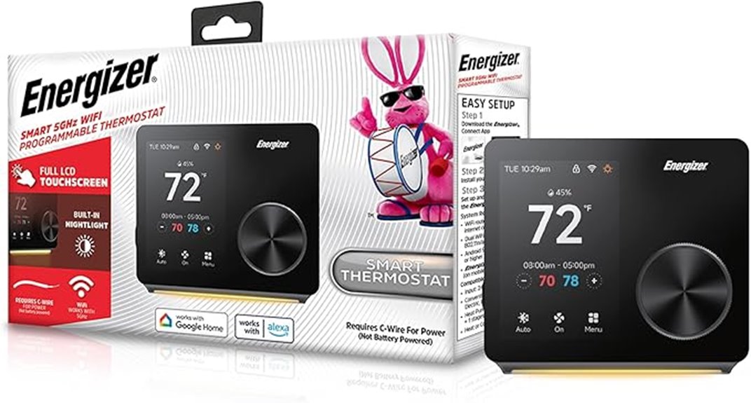 energizer smart wi fi thermostat