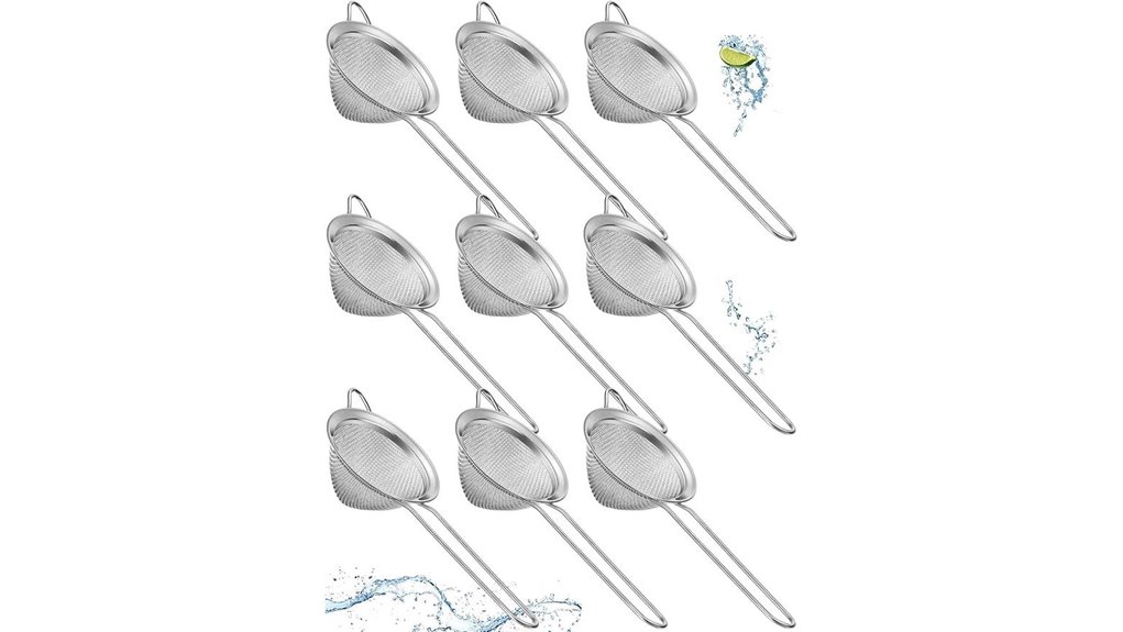 epakh stainless steel strainers set