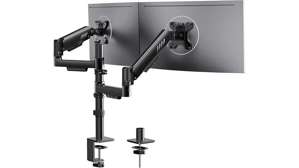 ergear dual vertical monitor stand