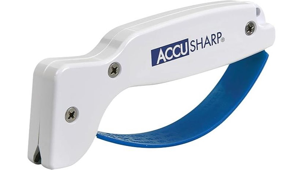 ergonomic compact knife sharpener