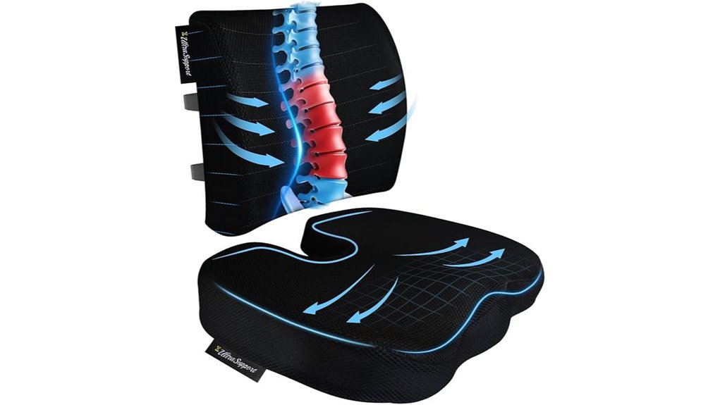 ergonomic foam lumbar cushion