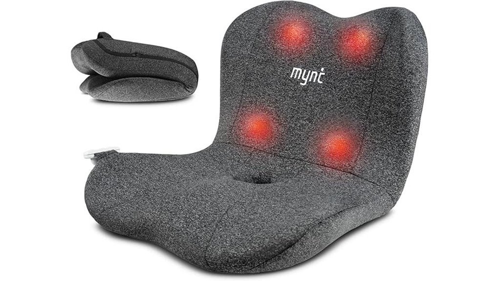 ergonomic heat shiatsu cushion
