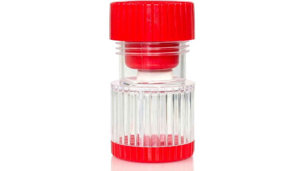 ergonomic red 2 pill grinder