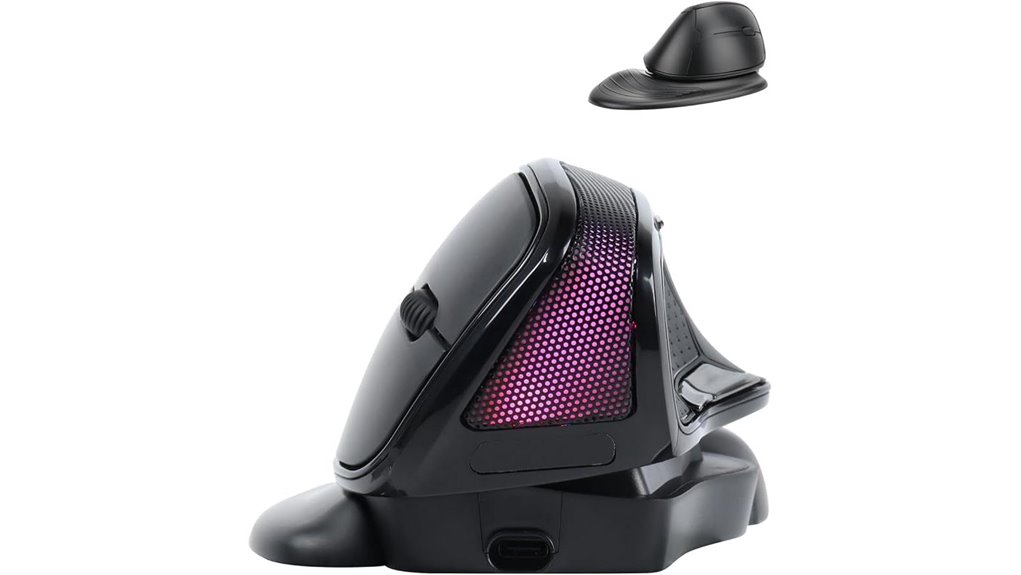 ergonomic vertical wireless 6 button
