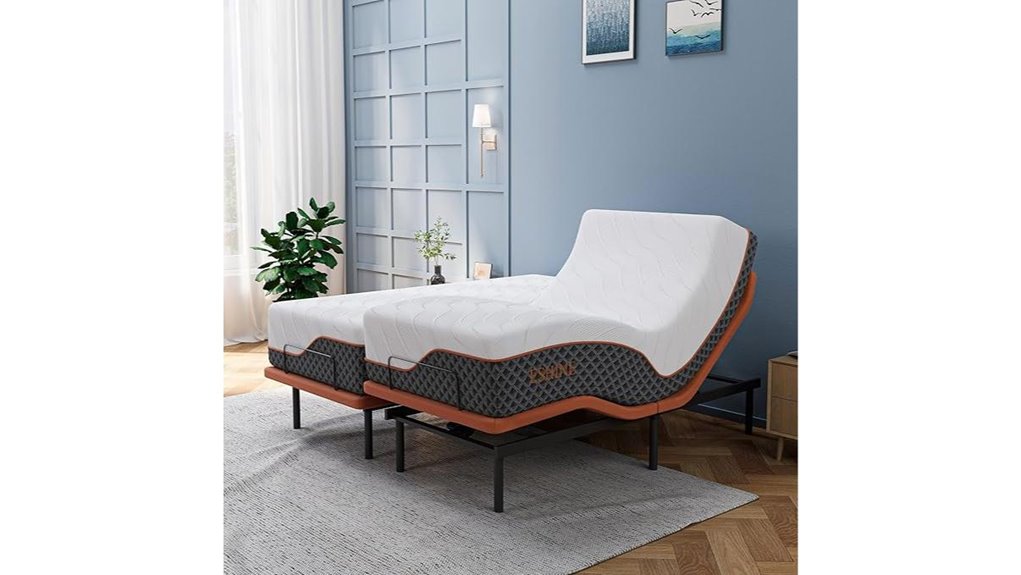 eshine adjustable hybrid bed