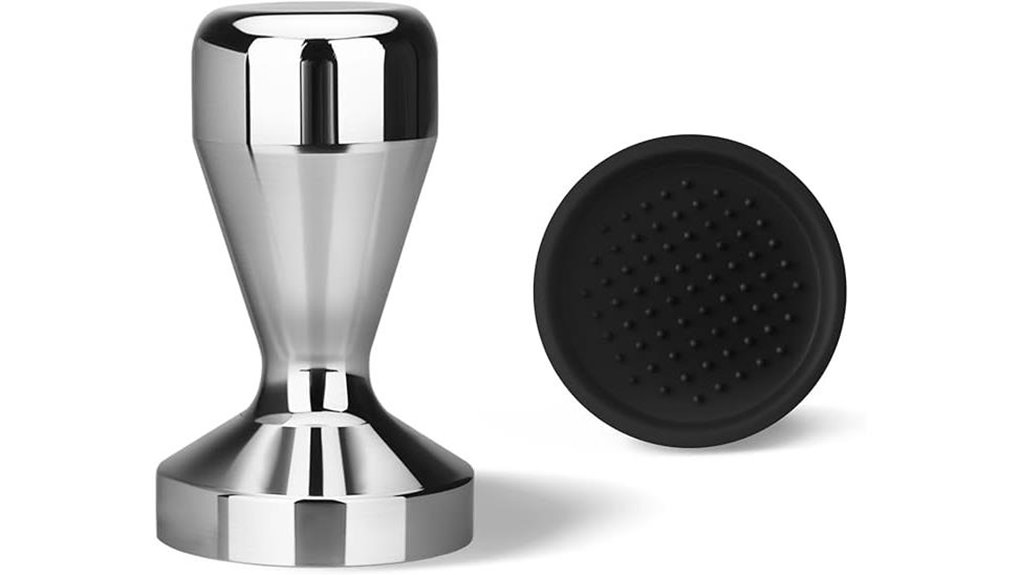 espresso tamper with silicone base