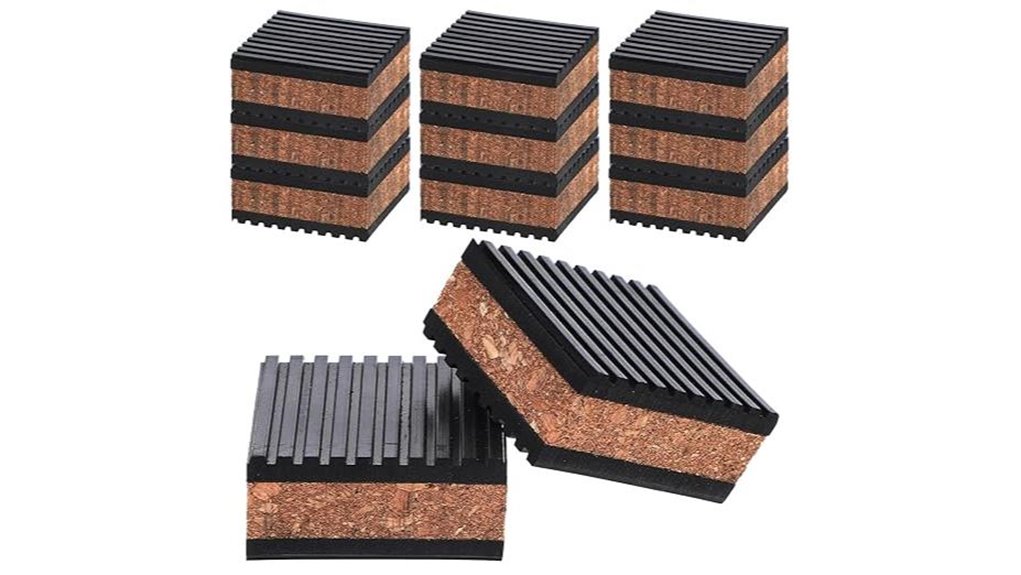 eva vibration dampening pads