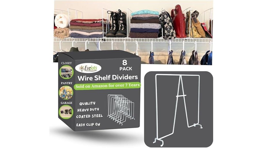 evelots eight wire dividers