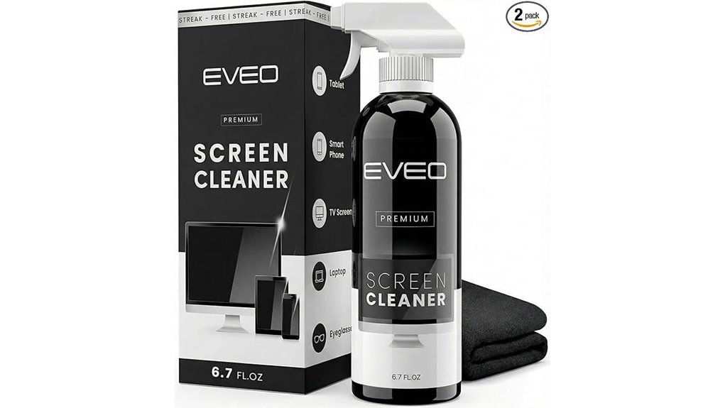 eveo screen cleaner spray kit