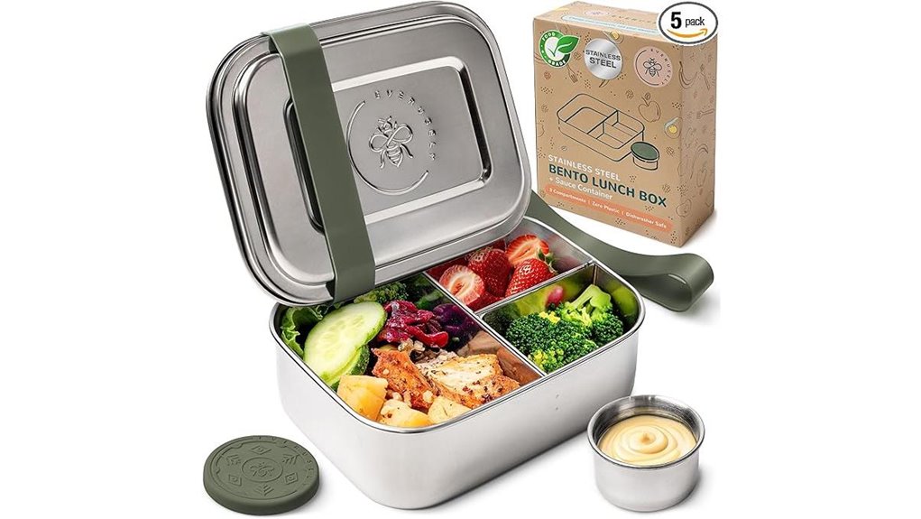 everusely stainless 27oz bento