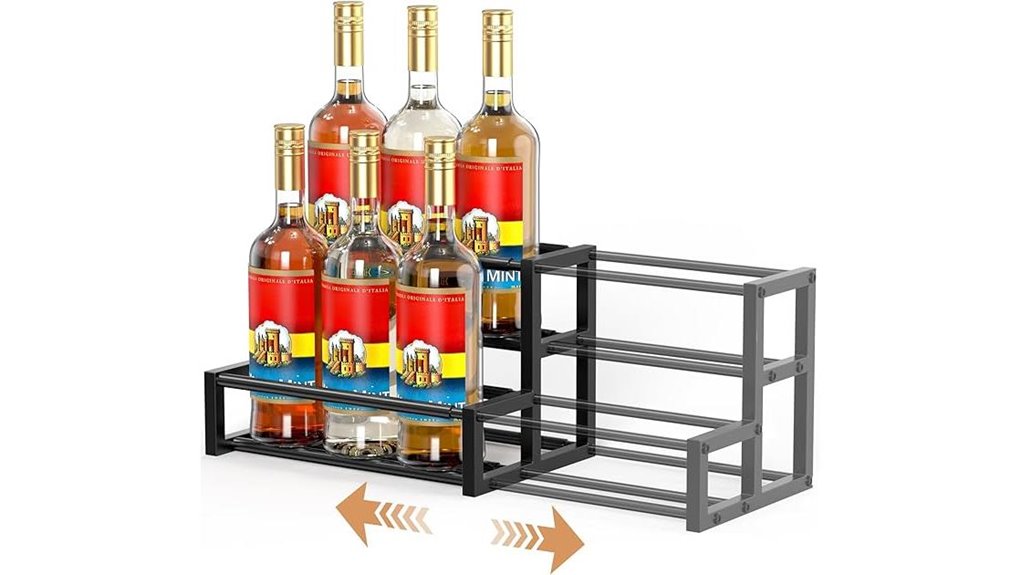 expandable coffee syrup organizer