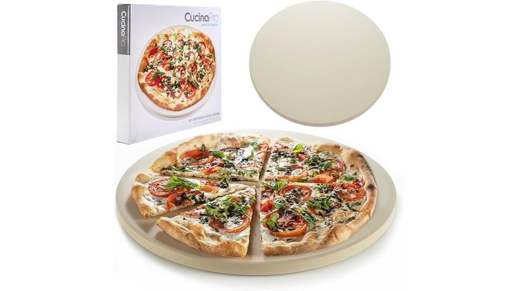 extra thick 16 5 inch cordierite pizza stone