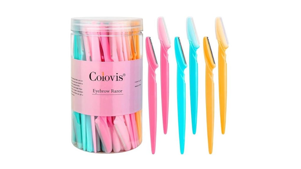 eyebrow face razor with cover