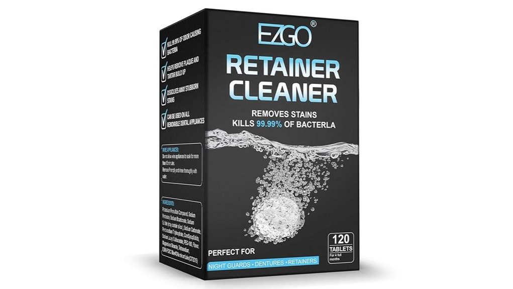 ezgo mouthguard cleaning tablets
