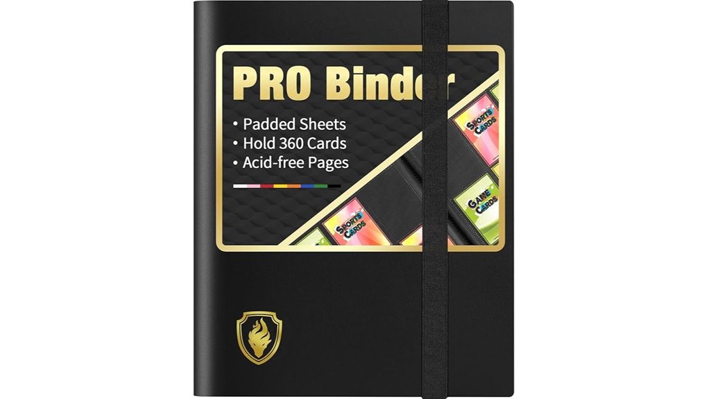 fabmaker 9 pocket 360 card binder