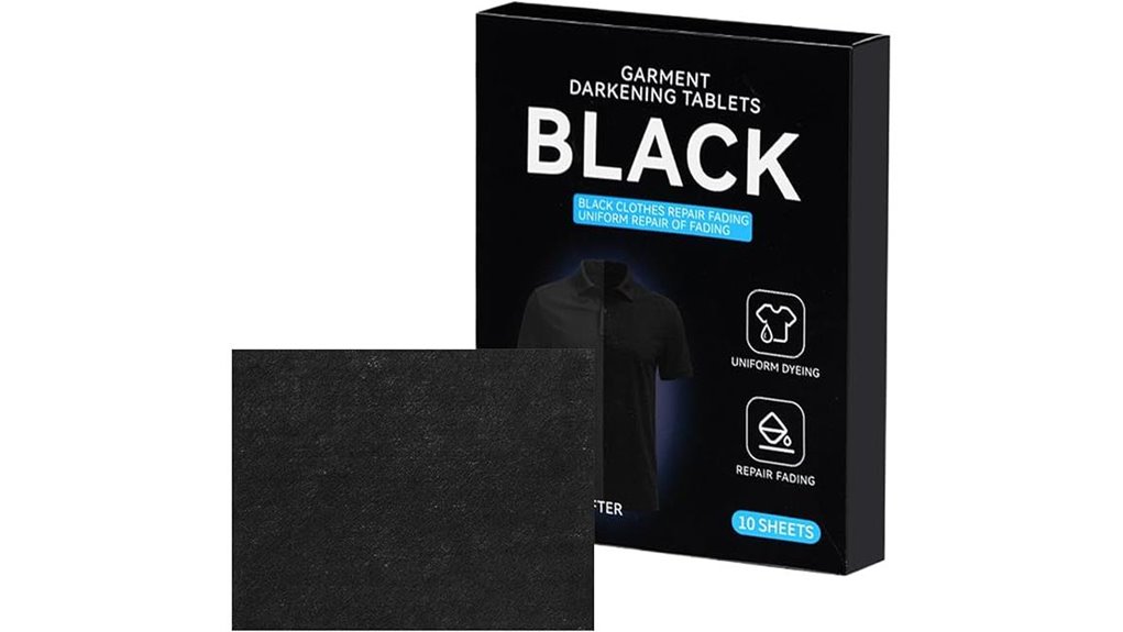 fabric dye black tablets diy textile
