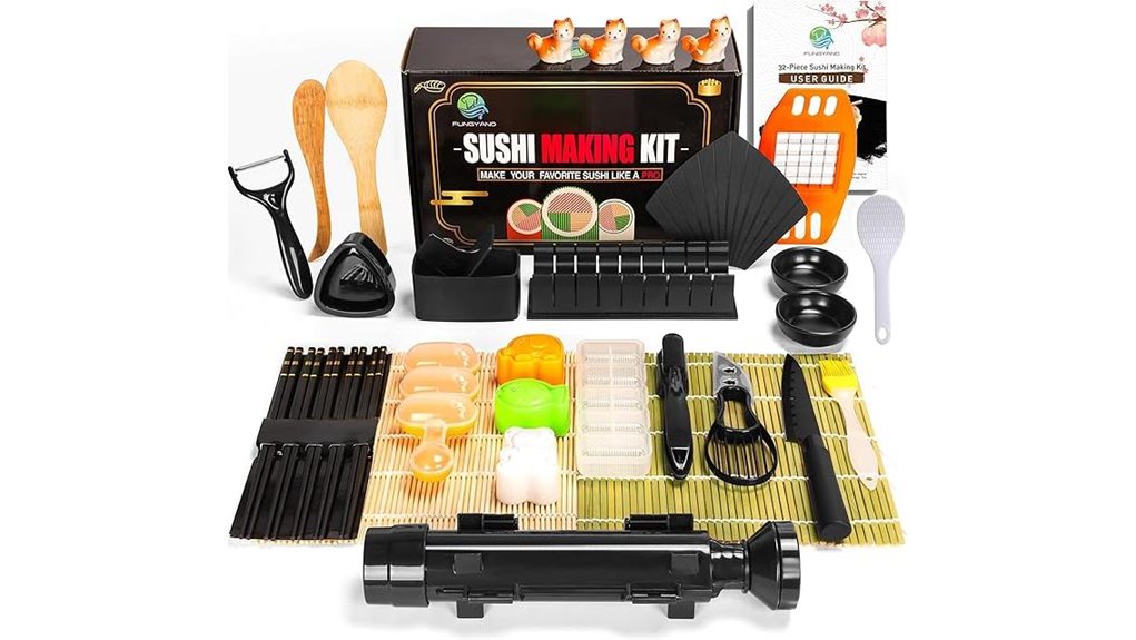 family 32 piece sushi kit