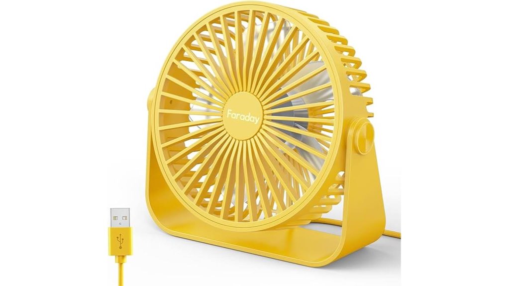 faraday usb desk fan